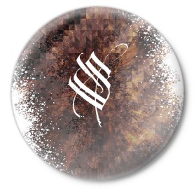 Значок с принтом Stigmata в Санкт-Петербурге,  металл | круглая форма, металлическая застежка в виде булавки | music | rock | stigmata | альтернатива | музыка | рок | стигмата | тарас уманский
