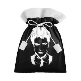 Подарочный 3D мешок с принтом РОБЕРТ ПАТТИНСОН в Санкт-Петербурге, 100% полиэстер | Размер: 29*39 см | batman | robert pattinson | the batman | twilight | бэтмен | роберт паттинсон | сумерки
