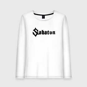 Женский лонгслив хлопок с принтом SABATON в Санкт-Петербурге, 100% хлопок |  | sabaton | даниель муллбак | йоаким броден | крис рёланд | оскар монтелиус | пэр сундстрём | рикард сунден | сабатон | тоббе энглунд | томми юханссон | ханнес ван дал