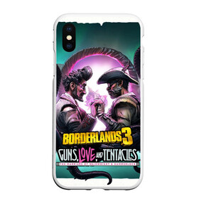 Чехол для iPhone XS Max матовый с принтом borderlands 3 в Санкт-Петербурге, Силикон | Область печати: задняя сторона чехла, без боковых панелей | Тематика изображения на принте: addon | borderlands | borderlands 3 | fps | game | games | guns love and tentacles | борда | бордерлэндс | игра | игры | любовь | пушки | тентакли