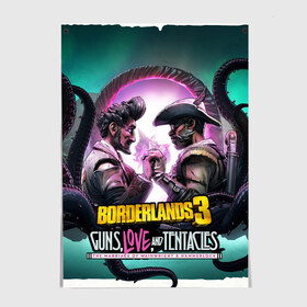 Постер с принтом borderlands 3 в Санкт-Петербурге, 100% бумага
 | бумага, плотность 150 мг. Матовая, но за счет высокого коэффициента гладкости имеет небольшой блеск и дает на свету блики, но в отличии от глянцевой бумаги не покрыта лаком | addon | borderlands | borderlands 3 | fps | game | games | guns love and tentacles | борда | бордерлэндс | игра | игры | любовь | пушки | тентакли