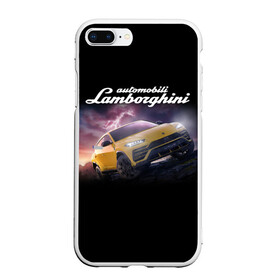 Чехол для iPhone 7Plus/8 Plus матовый с принтом Lamborghini Urus в Санкт-Петербурге, Силикон | Область печати: задняя сторона чехла, без боковых панелей | audi | auto | aventador | lamborghini | murcielago | urus | авто | автомобиль | ам | ламба | ламборгини | машина | машины | спорткар | урус