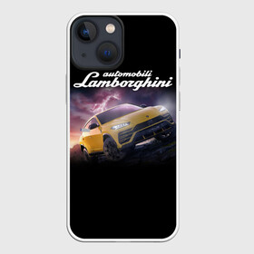 Чехол для iPhone 13 mini с принтом Lamborghini Urus | Ламба Урус в Санкт-Петербурге,  |  | audi | auto | aventador | lamborghini | murcielago | urus | авто | автомобиль | ам | ламба | ламборгини | машина | машины | спорткар | урус