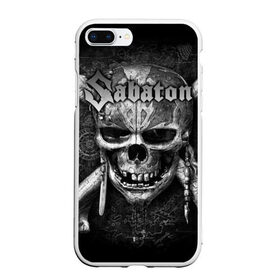 Чехол для iPhone 7Plus/8 Plus матовый с принтом SABATON в Санкт-Петербурге, Силикон | Область печати: задняя сторона чехла, без боковых панелей | sabaton | даниель муллбак | йоаким броден | крис рёланд | оскар монтелиус | пэр сундстрём | рикард сунден | сабатон | тоббе энглунд | томми юханссон | ханнес ван дал