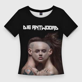Женская футболка 3D Slim с принтом Die Antwoord. House of zef в Санкт-Петербурге,  |  | 2020 | album | die antwoord | house of zef | ninja | yolandi | альбом | йоланди | ниндзя | обложка