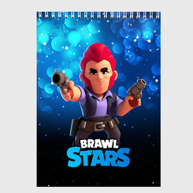 Скетчбук с принтом Brawl Stars Colt (Кольт) в Санкт-Петербурге, 100% бумага
 | 48 листов, плотность листов — 100 г/м2, плотность картонной обложки — 250 г/м2. Листы скреплены сверху удобной пружинной спиралью | brawl | brawl stars | brawlstars | brawlstarsmemes | brawl_stars | clashofclans | clashroyale | colt | plp | supercell | бравл | бравлстарс | кольт