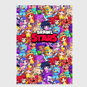 Скетчбук с принтом BrawlStars Girls (Oko) в Санкт-Петербурге, 100% бумага
 | 48 листов, плотность листов — 100 г/м2, плотность картонной обложки — 250 г/м2. Листы скреплены сверху удобной пружинной спиралью | 8 | bit | brawl | brawlstars | bs | girls | oko | stars | virus | бит | бравл | бравлеры | бравлстарс | бравлы | браво | бровл | броул | броулбол | бс | вирус | все | герои | девочки | игра | коллаж | много | мультик | обои | образ | око |