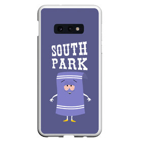 Чехол для Samsung S10E с принтом South Park Полотенчико в Санкт-Петербурге, Силикон | Область печати: задняя сторона чехла, без боковых панелей | south park | баттерс | кайл | кени | кеннет | кенни | мультик | саус парк | стэнли | эрик | южный парк