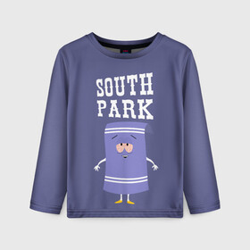 Детский лонгслив 3D с принтом South Park Полотенчико в Санкт-Петербурге, 100% полиэстер | длинные рукава, круглый вырез горловины, полуприлегающий силуэт
 | south park | баттерс | кайл | кени | кеннет | кенни | мультик | саус парк | стэнли | эрик | южный парк