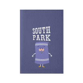 Обложка для паспорта матовая кожа с принтом South Park Полотенчико в Санкт-Петербурге, натуральная матовая кожа | размер 19,3 х 13,7 см; прозрачные пластиковые крепления | Тематика изображения на принте: south park | баттерс | кайл | кени | кеннет | кенни | мультик | саус парк | стэнли | эрик | южный парк