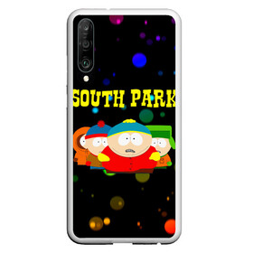 Чехол для Honor P30 с принтом South Park в Санкт-Петербурге, Силикон | Область печати: задняя сторона чехла, без боковых панелей | south park | американская культура | американский мультсериал | колорадо | пародия | саус парк | саут парк | черный юмор | четыре мальчика | шоу | южный парк