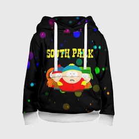 Детская толстовка 3D с принтом South Park. в Санкт-Петербурге, 100% полиэстер | двухслойный капюшон со шнурком для регулировки, мягкие манжеты на рукавах и по низу толстовки, спереди карман-кенгуру с мягким внутренним слоем | south park | американская культура | американский мультсериал | колорадо | пародия | саус парк | саут парк | черный юмор | четыре мальчика | шоу | южный парк