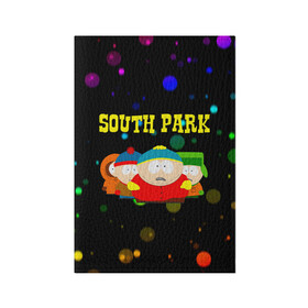 Обложка для паспорта матовая кожа с принтом South Park. в Санкт-Петербурге, натуральная матовая кожа | размер 19,3 х 13,7 см; прозрачные пластиковые крепления | south park | американская культура | американский мультсериал | колорадо | пародия | саус парк | саут парк | черный юмор | четыре мальчика | шоу | южный парк