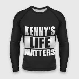 Мужской рашгард 3D с принтом KENNYS LIFE MATTERS в Санкт-Петербурге,  |  | Тематика изображения на принте: cartman | kenny | park | south | southpark | картман | кенни | мульт | мультик | парк | персонаж | персонажи | сериал | южный