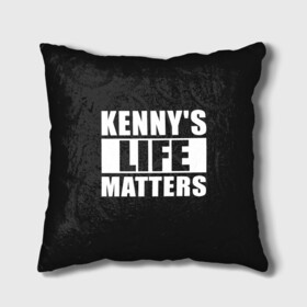 Подушка 3D с принтом KENNYS LIFE MATTERS в Санкт-Петербурге, наволочка – 100% полиэстер, наполнитель – холлофайбер (легкий наполнитель, не вызывает аллергию). | состоит из подушки и наволочки. Наволочка на молнии, легко снимается для стирки | Тематика изображения на принте: cartman | kenny | park | south | southpark | картман | кенни | мульт | мультик | парк | персонаж | персонажи | сериал | южный