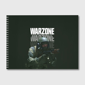 Альбом для рисования с принтом Warzone в Санкт-Петербурге, 100% бумага
 | матовая бумага, плотность 200 мг. | call of duty | call of duty modern warfare | ghost | modern warfare | warzone | warzone call of duty | гоуст | кол оф дьюти | колда