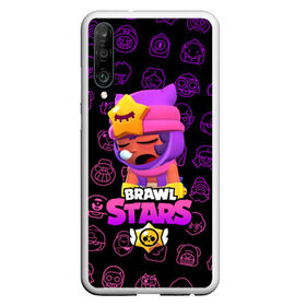 Чехол для Honor P30 с принтом Brawl Stars SANDY в Санкт-Петербурге, Силикон | Область печати: задняя сторона чехла, без боковых панелей | brawl stars | brawl stars sandy | legendary brawler | leon | leon shark | sandy | shark | stars | акула | бравл стар сэнди | леон акула | сенди | сэнди