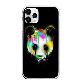Чехол для iPhone 11 Pro Max матовый с принтом Панда в краске в Санкт-Петербурге, Силикон |  | panda | животные | краска | медведь | милая | няшная | панда | прикольная | смешно | юмор