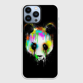 Чехол для iPhone 13 Pro Max с принтом ПАНДА В КРАСКЕ | PANDA IN PAINT в Санкт-Петербурге,  |  | panda | животные | краска | медведь | милая | няшная | панда | прикольная | смешно | юмор