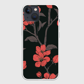 Чехол для iPhone 13 с принтом САКУРА | SAKURA в Санкт-Петербурге,  |  | chery | flowers | japan | sakura | вишня | растения | сакура | цветы | цветы сакуры | япония