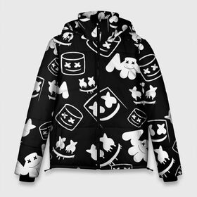 Мужская зимняя куртка 3D с принтом Marshmello ЧБ в Санкт-Петербурге, верх — 100% полиэстер; подкладка — 100% полиэстер; утеплитель — 100% полиэстер | длина ниже бедра, свободный силуэт Оверсайз. Есть воротник-стойка, отстегивающийся капюшон и ветрозащитная планка. 

Боковые карманы с листочкой на кнопках и внутренний карман на молнии. | 2020 | cs | dj | fortnite | game | marshmello | music | neon | pubg | белое | ведро | ди джей | игра | марш | маршмелло | маршмеллоу | музыка | неон | скин | форт | фортнайт | чб | человек | черно
