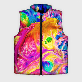 Мужской жилет утепленный 3D с принтом TIE DYE  ЯРКИЕ КРАСКИ в Санкт-Петербурге,  |  | abstraction | geometry | hexagon | neon | paints | stripes | texture | tie dye | triangle | абстракция | брызги | геометрия | краски | неон | неоновый | соты | тай дай | текстура