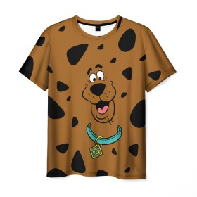 Мужская футболка 3D с принтом Scooby-Doo в Санкт-Петербурге, 100% полиэфир | прямой крой, круглый вырез горловины, длина до линии бедер | scooby doo | vdosadir | скуберт фон дуенхеймер | скуби ду | уильям ханна