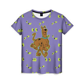 Женская футболка 3D с принтом Scooby-Doo в Санкт-Петербурге, 100% полиэфир ( синтетическое хлопкоподобное полотно) | прямой крой, круглый вырез горловины, длина до линии бедер | scooby doo | vdosadir | скуберт фон дуенхеймер | скуби ду | собака | уильям ханна