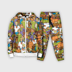 Детский костюм 3D с принтом Scooby Doo Team в Санкт-Петербурге,  |  | fred jones | scooby doo | vdosadir | velma dinkle | велма динкли | дафна блейк | скуберт фон дуенхеймер | скуби ду | уильям ханна | фред джонс | шегги