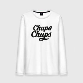 Мужской лонгслив хлопок с принтом Chupa-Chups Logo в Санкт-Петербурге, 100% хлопок |  | chupa chups | confectus | confetto | бренд | конфета | сладкое | сладость | сосалка | соска | чупа | чупа чупс | чупс