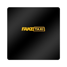 Магнит виниловый Квадрат с принтом Fake Taxi в Санкт-Петербурге, полимерный материал с магнитным слоем | размер 9*9 см, закругленные углы | fake taxi | faketaxi | taxi | такси | таксист | фейк такси | фейковое такси | фейктакси