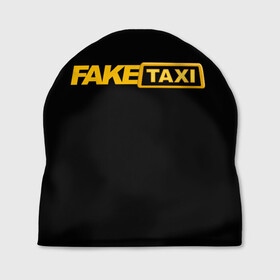 Шапка 3D с принтом Fake Taxi в Санкт-Петербурге, 100% полиэстер | универсальный размер, печать по всей поверхности изделия | fake taxi | faketaxi | taxi | такси | таксист | фейк такси | фейковое такси | фейктакси