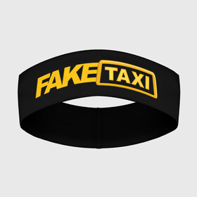 Повязка на голову 3D с принтом Fake Taxi в Санкт-Петербурге,  |  | fake taxi | faketaxi | taxi | такси | таксист | фейк такси | фейковое такси | фейктакси