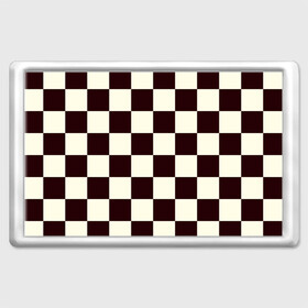 Магнит 45*70 с принтом Шахматка в Санкт-Петербурге, Пластик | Размер: 78*52 мм; Размер печати: 70*45 | квадраты | текстуры | узор шахматка | узоры | чб | чб квадраты | чб узор | шахматка | шахматная доска | шахматы