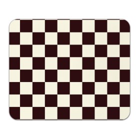 Коврик для мышки прямоугольный с принтом Шахматка в Санкт-Петербурге, натуральный каучук | размер 230 х 185 мм; запечатка лицевой стороны | квадраты | текстуры | узор шахматка | узоры | чб | чб квадраты | чб узор | шахматка | шахматная доска | шахматы