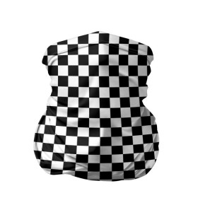 Бандана-труба 3D с принтом Шахматка мелкая в Санкт-Петербурге, 100% полиэстер, ткань с особыми свойствами — Activecool | плотность 150‒180 г/м2; хорошо тянется, но сохраняет форму | Тематика изображения на принте: квадраты | мелкая шахматка | текстуры | узор шахматка | узоры | чб | чб квадраты | чб узор | шахматка | шахматная доска | шахматы