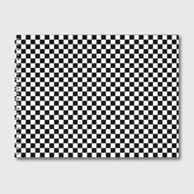 Альбом для рисования с принтом Шахматка мелкая в Санкт-Петербурге, 100% бумага
 | матовая бумага, плотность 200 мг. | квадраты | мелкая шахматка | текстуры | узор шахматка | узоры | чб | чб квадраты | чб узор | шахматка | шахматная доска | шахматы