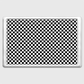 Магнит 45*70 с принтом Шахматка мелкая в Санкт-Петербурге, Пластик | Размер: 78*52 мм; Размер печати: 70*45 | квадраты | мелкая шахматка | текстуры | узор шахматка | узоры | чб | чб квадраты | чб узор | шахматка | шахматная доска | шахматы