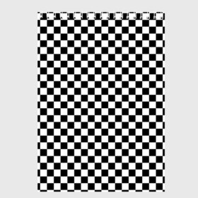 Скетчбук с принтом Шахматка мелкая в Санкт-Петербурге, 100% бумага
 | 48 листов, плотность листов — 100 г/м2, плотность картонной обложки — 250 г/м2. Листы скреплены сверху удобной пружинной спиралью | Тематика изображения на принте: квадраты | мелкая шахматка | текстуры | узор шахматка | узоры | чб | чб квадраты | чб узор | шахматка | шахматная доска | шахматы
