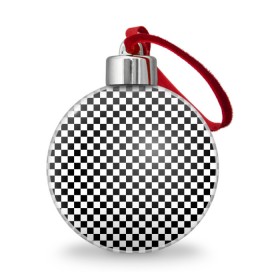Ёлочный шар с принтом Шахматка мелкая в Санкт-Петербурге, Пластик | Диаметр: 77 мм | квадраты | мелкая шахматка | текстуры | узор шахматка | узоры | чб | чб квадраты | чб узор | шахматка | шахматная доска | шахматы