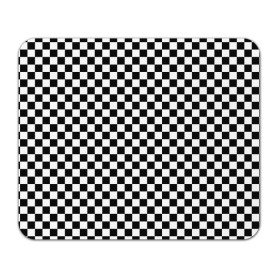 Коврик для мышки прямоугольный с принтом Шахматка мелкая в Санкт-Петербурге, натуральный каучук | размер 230 х 185 мм; запечатка лицевой стороны | квадраты | мелкая шахматка | текстуры | узор шахматка | узоры | чб | чб квадраты | чб узор | шахматка | шахматная доска | шахматы