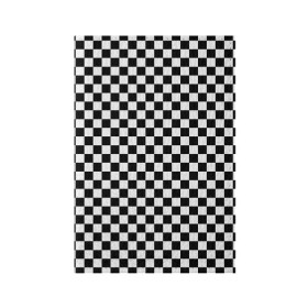 Обложка для паспорта матовая кожа с принтом Шахматка мелкая в Санкт-Петербурге, натуральная матовая кожа | размер 19,3 х 13,7 см; прозрачные пластиковые крепления | квадраты | мелкая шахматка | текстуры | узор шахматка | узоры | чб | чб квадраты | чб узор | шахматка | шахматная доска | шахматы