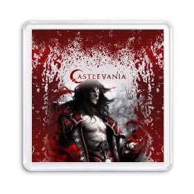 Магнит 55*55 с принтом Castlevania в Санкт-Петербурге, Пластик | Размер: 65*65 мм; Размер печати: 55*55 мм | castlevania | аниме | кастлваниа | кяссуруваниа | сериал | фэнтази