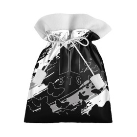 Подарочный 3D мешок с принтом BTS в Санкт-Петербурге, 100% полиэстер | Размер: 29*39 см | Тематика изображения на принте: bangtan | bighit | boy | fake love | j hope | jimin | jin | jungkook | korea | kpop | live | luv | mic drop | rm | suga | v | with | бтс | кей | поп