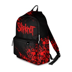 Рюкзак 3D с принтом SLIPKNOT в Санкт-Петербурге, 100% полиэстер | лямки с регулируемой длиной, сверху петелька, чтобы рюкзак можно было повесить на вешалку. Основное отделение закрывается на молнию, как и внешний карман. Внутри два дополнительных кармана, один из которых закрывается на молнию. По бокам два дополнительных кармашка | slipknot | джей вайнберг | джеймс рут | джои джордисон | донни стили | кори тейлор | крис фен | крэйг джонс | мик томсон | пол греи | слипкнот | шон крэхан