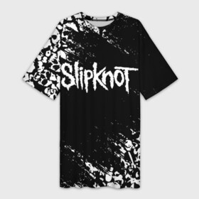 Платье-футболка 3D с принтом SLIPKNOT в Санкт-Петербурге,  |  | slipknot | джей вайнберг | джеймс рут | джои джордисон | донни стили | кори тейлор | крис фен | крэйг джонс | мик томсон | пол греи | слипкнот | шон крэхан