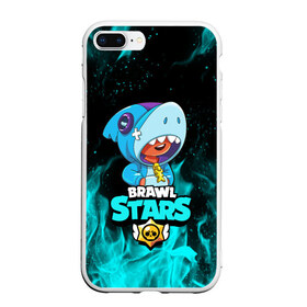 Чехол для iPhone 7Plus/8 Plus матовый с принтом BRAWL STARS LEON SHARK в Санкт-Петербурге, Силикон | Область печати: задняя сторона чехла, без боковых панелей | 8 bit | 8 бит | bibi | brawl stars | crow | el brown | leon | leon shark | max | mr.p | sally leon | shark | stars | virus | werewolf | акула | биби | вирус | ворон | леон | оборотень | пингвин