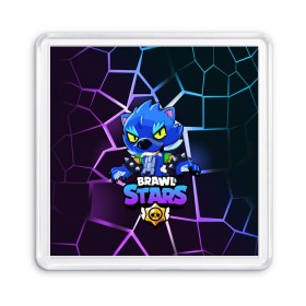 Магнит 55*55 с принтом BRAWL STARS LEON в Санкт-Петербурге, Пластик | Размер: 65*65 мм; Размер печати: 55*55 мм | bibi | brawl | brawl stars | crow | leon | max | sally | shark | stars | акула | биби | бравл | бравл старс | браво старс | игра | компьютерная | кров | леон | леон акула | старс | шарк