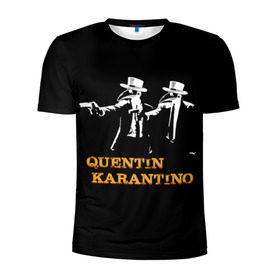 Мужская футболка 3D спортивная с принтом QUENTIN KARANTINO в Санкт-Петербурге, 100% полиэстер с улучшенными характеристиками | приталенный силуэт, круглая горловина, широкие плечи, сужается к линии бедра | covid 19 | karantino | mem | meme | memes | quentin | tarantino | вирус | доктор | карантин | карантино | квентин | кличко | коронавирус | криминальное | мем | мемы | тарантино | чтиво | чумной