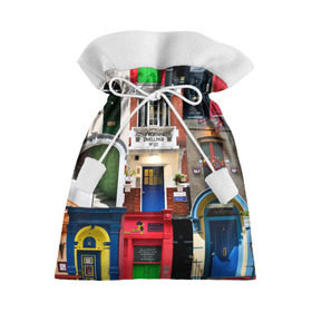 Подарочный 3D мешок с принтом London doors цифровой коллаж в Санкт-Петербурге, 100% полиэстер | Размер: 29*39 см | англия | архитектура | великобритания | двери | дверь | лондон | окно | проем | туризм | цифровой коллаж